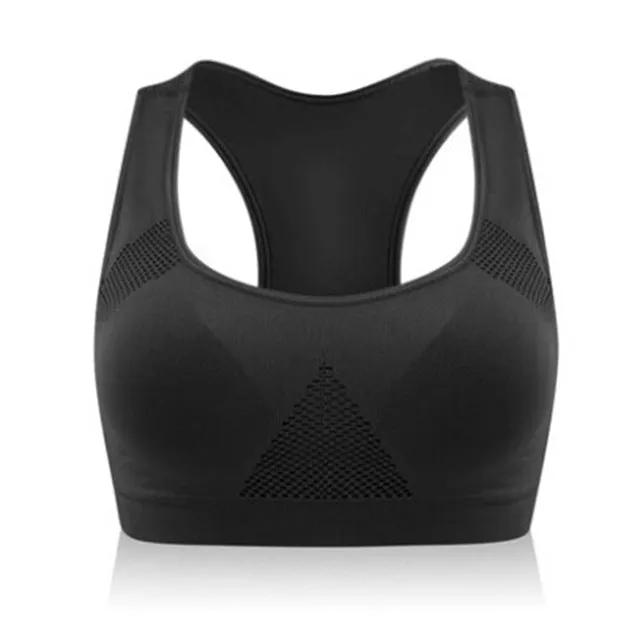 Sweat Absorber Seamless Padded Sports Bra