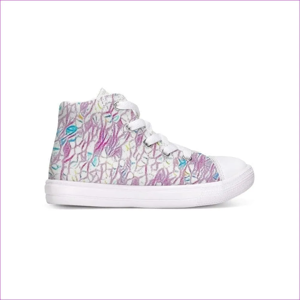 Teacher's Pet: Royal Pallette Kids Hightop Canvas Shoe