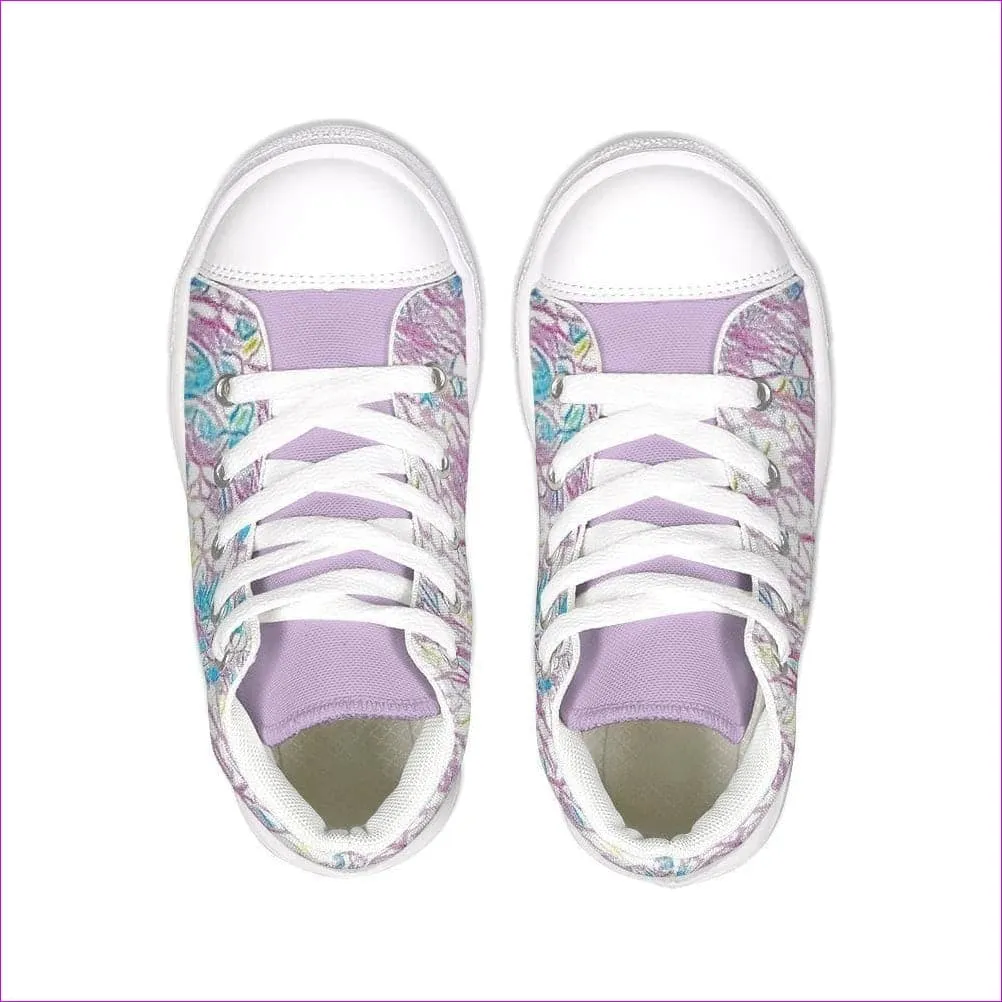 Teacher's Pet: Royal Pallette Kids Hightop Canvas Shoe