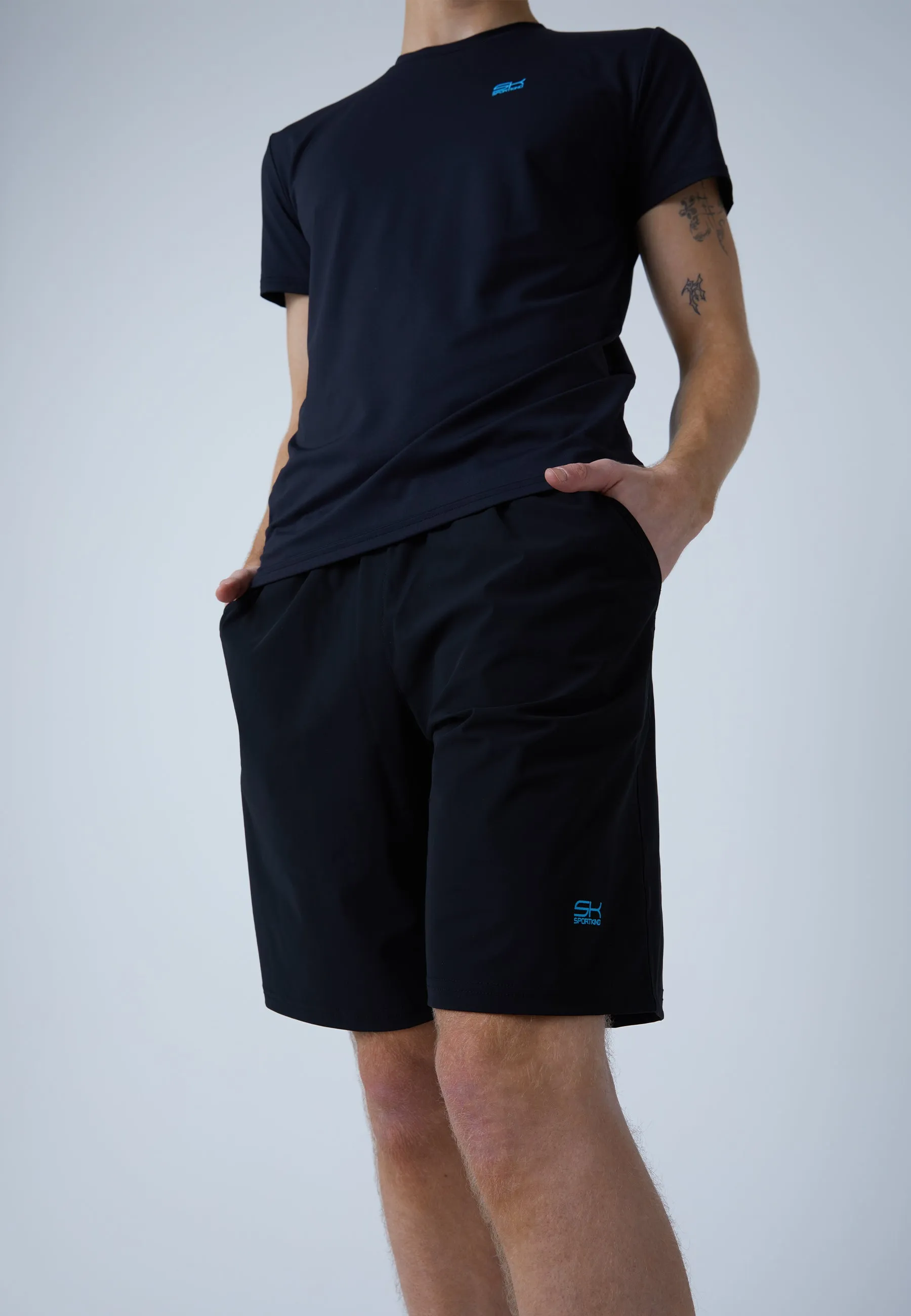 Tennis shorts long, black