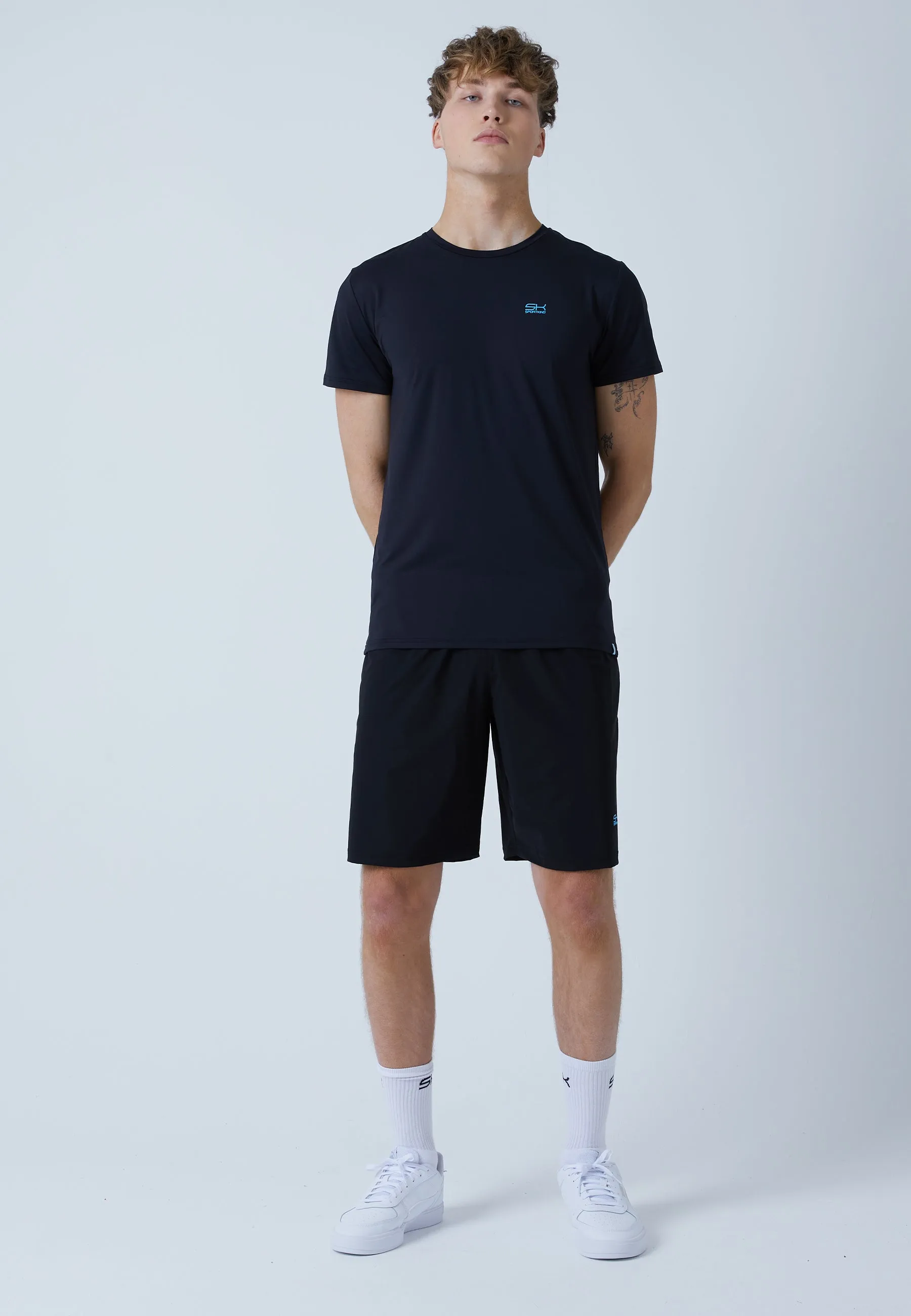 Tennis shorts long, black