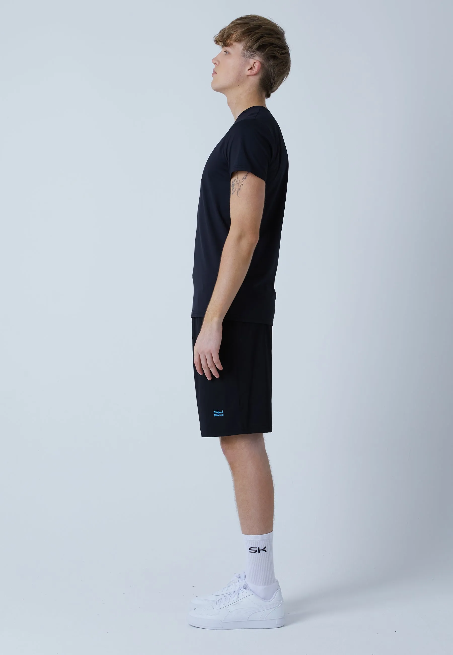 Tennis shorts long, black