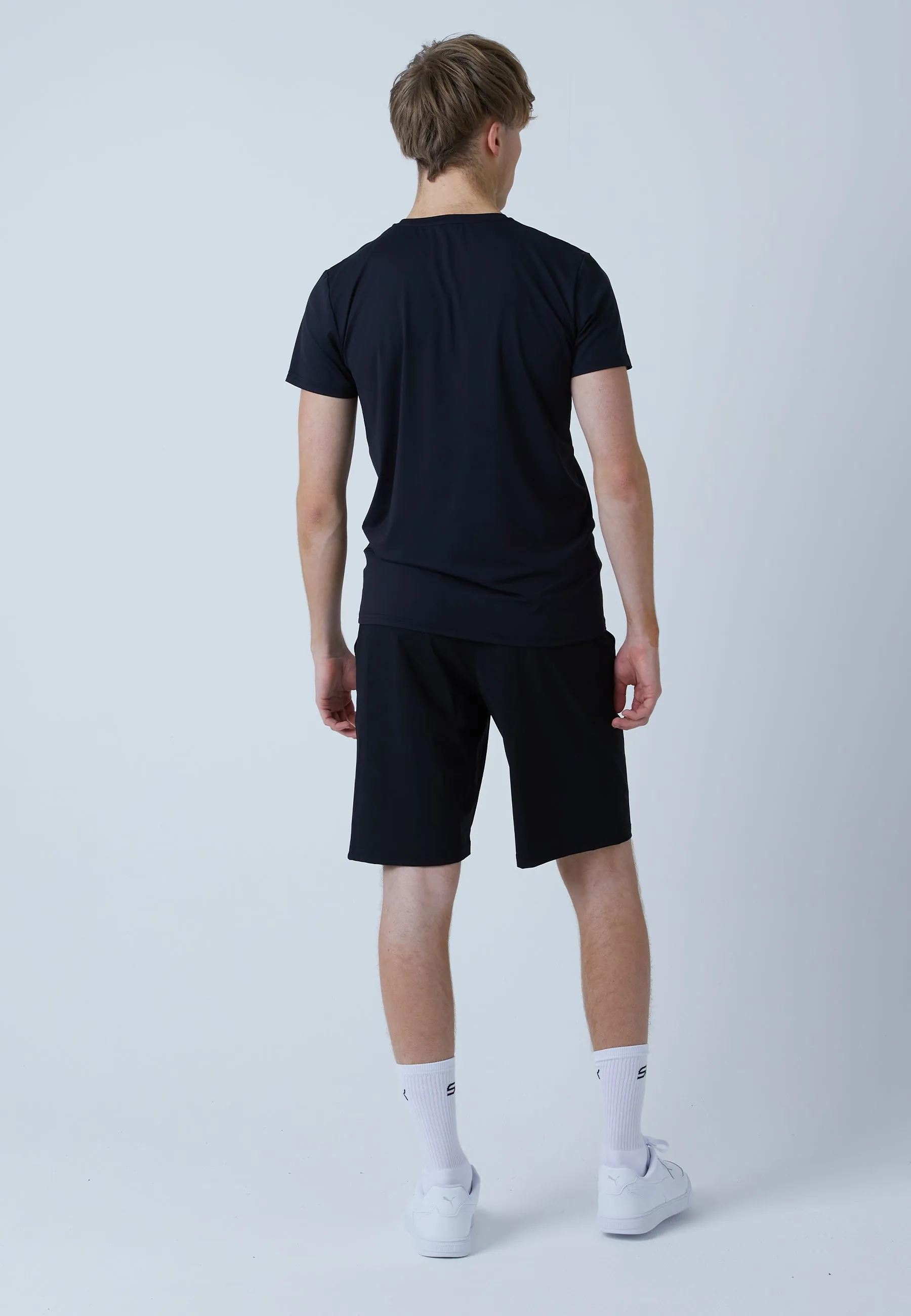 Tennis shorts long, black