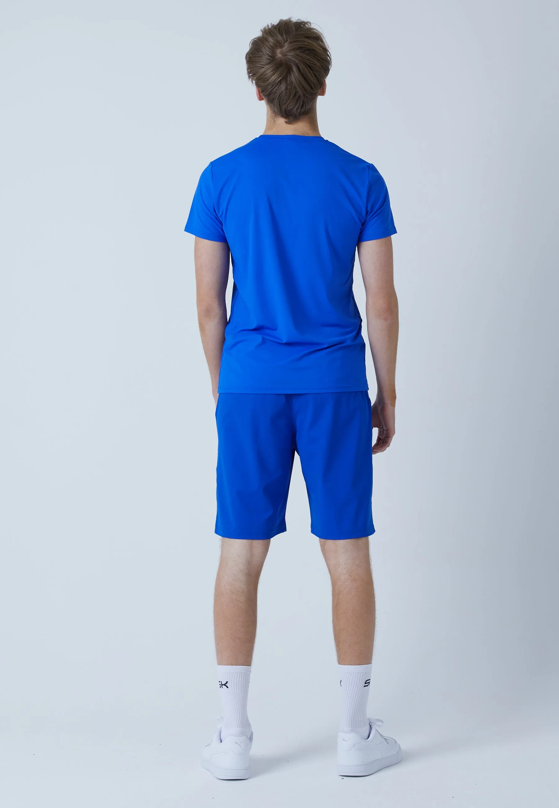 Tennis shorts long, cobalt blue