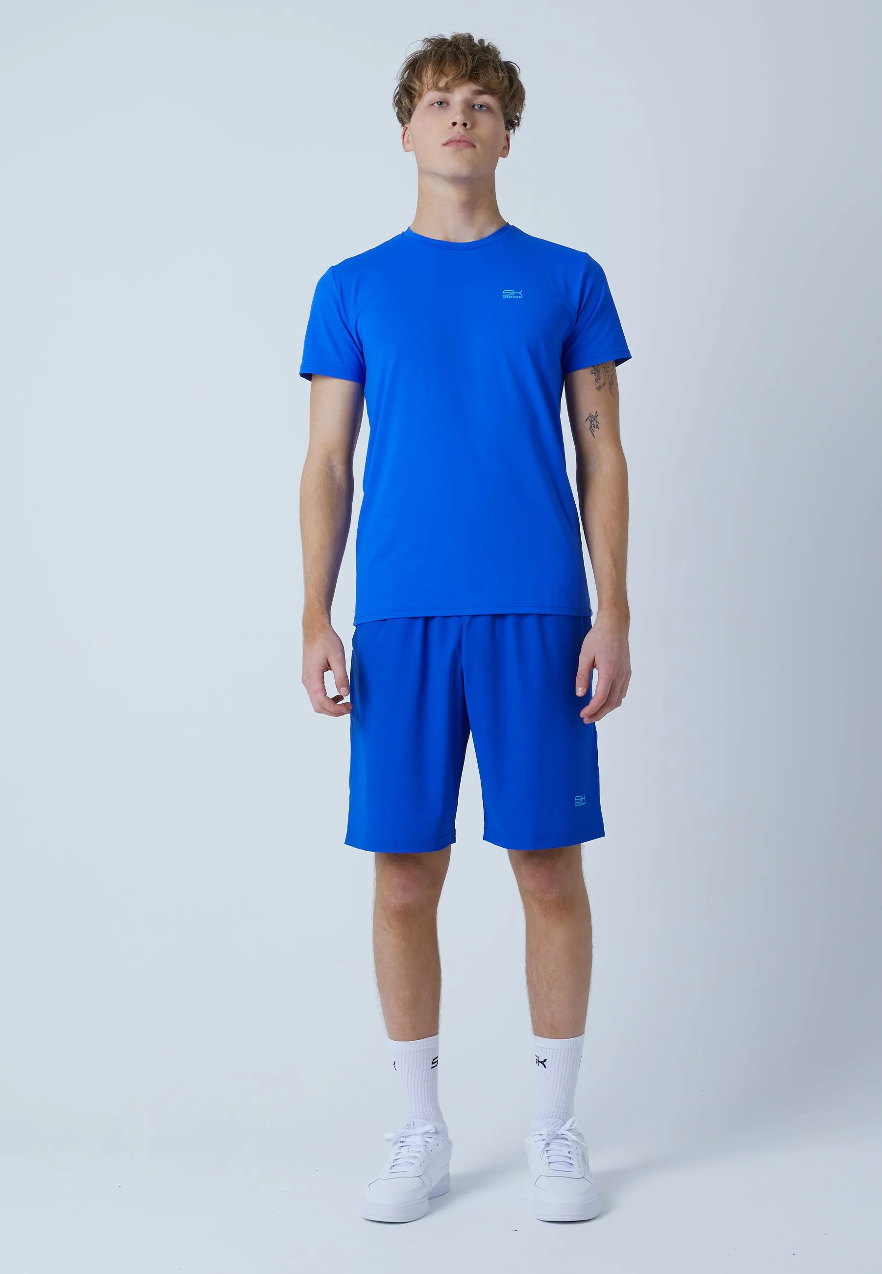 Tennis shorts long, cobalt blue