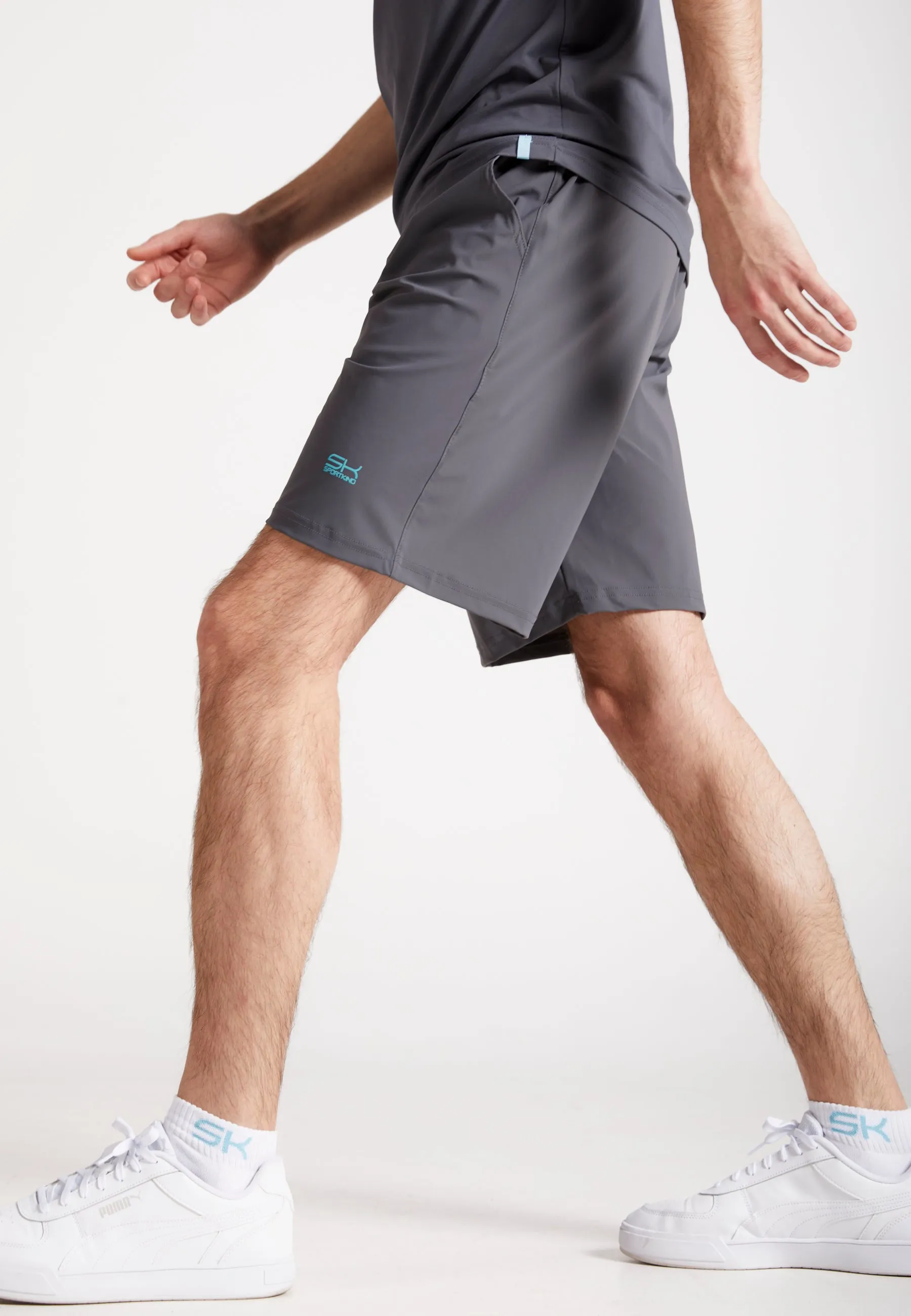 Tennis shorts long, grey