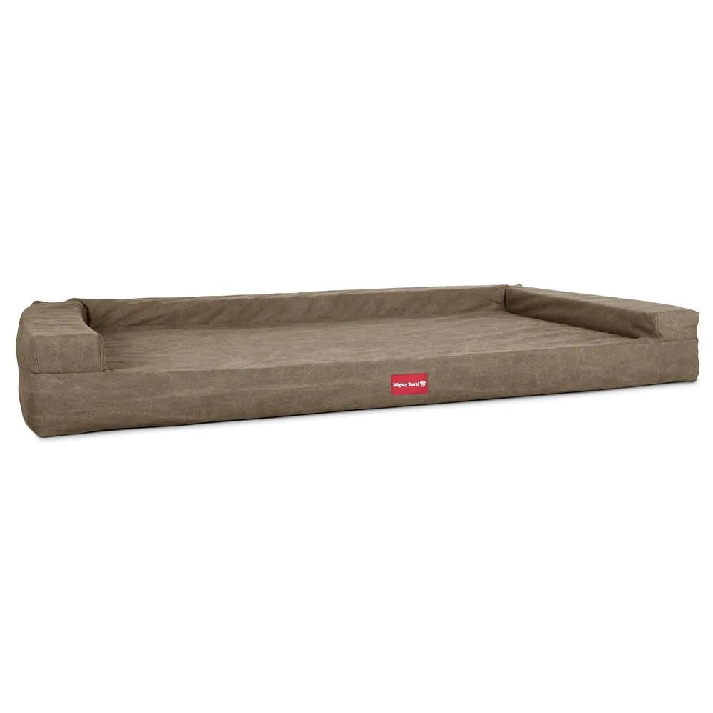 The Bench Orthopedic Memory Foam Dog Bed - Canvas Earth