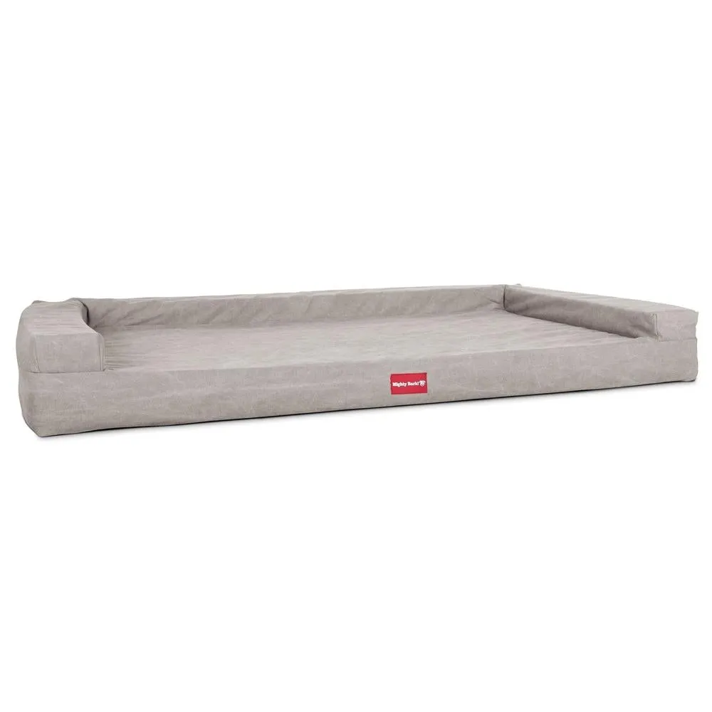 The Bench Orthopedic Memory Foam Dog Bed - Canvas Pewter