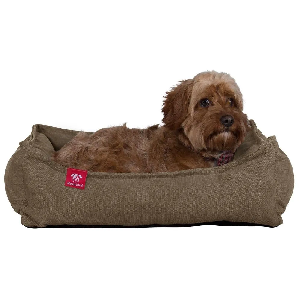 The Nest Orthopedic Memory Foam Dog Bed - Canvas Earth