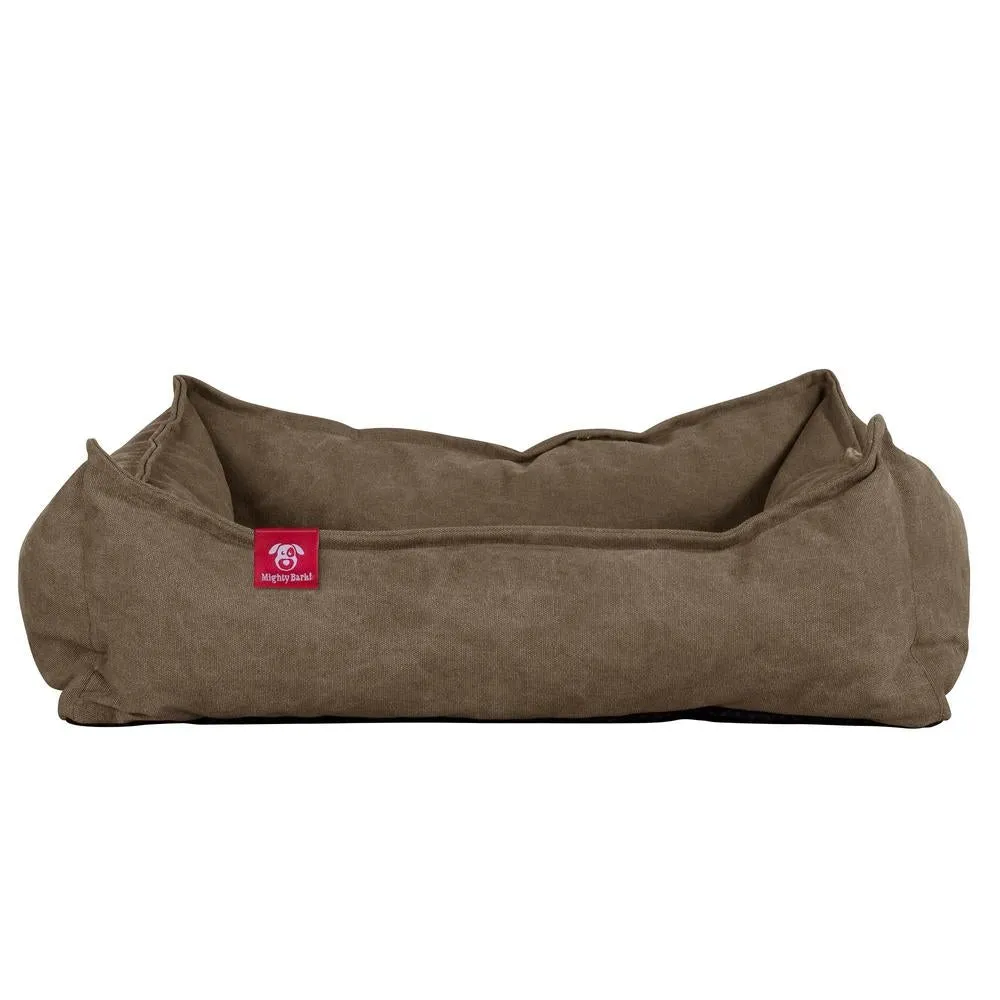 The Nest Orthopedic Memory Foam Dog Bed - Canvas Earth