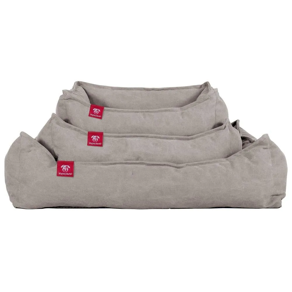 The Nest Orthopedic Memory Foam Dog Bed - Canvas Pewter