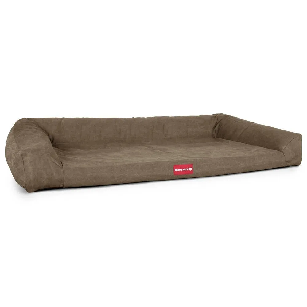 The Sofa Orthopedic Memory Foam Sofa Dog Bed - Canvas Earth