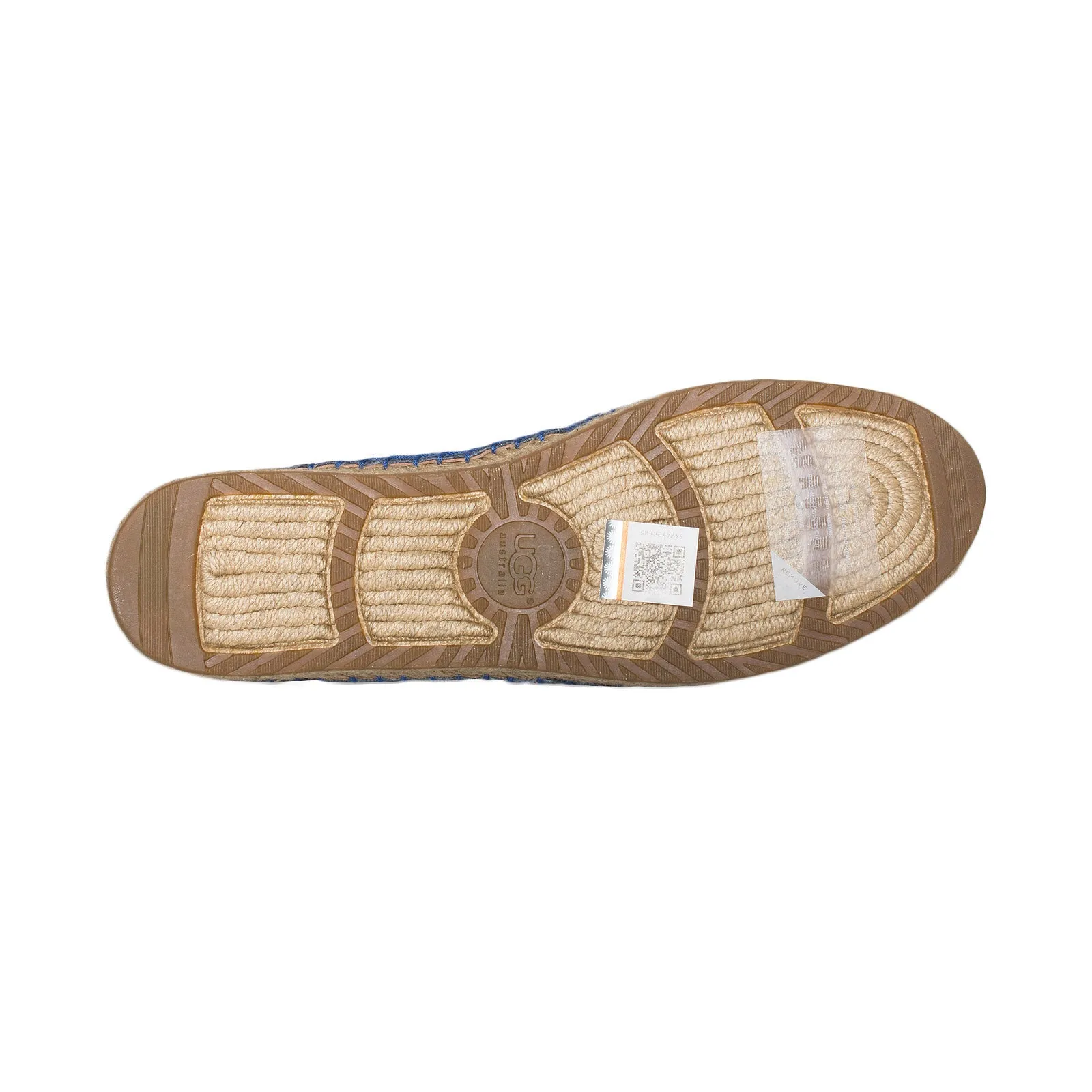 UGG Sandrinne Metallic Basket Racing Stripe Blue Shoes