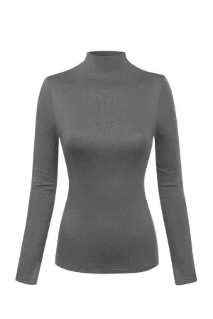 Ultra-Plush Mock-Neck Top