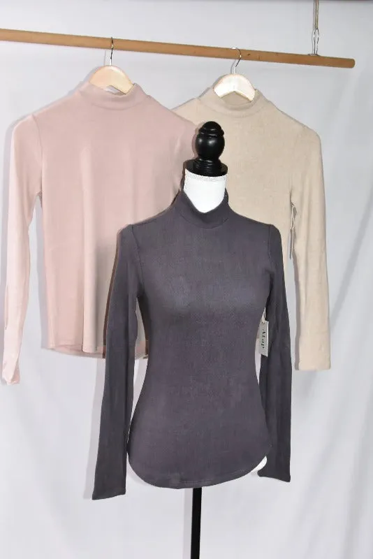 Ultra-Plush Mock-Neck Top