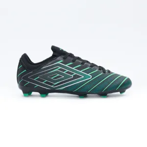 UMBRO VELOCITA ELIXIR CLUB FG JUNIOR FOOTBALL BOOTS BLACK