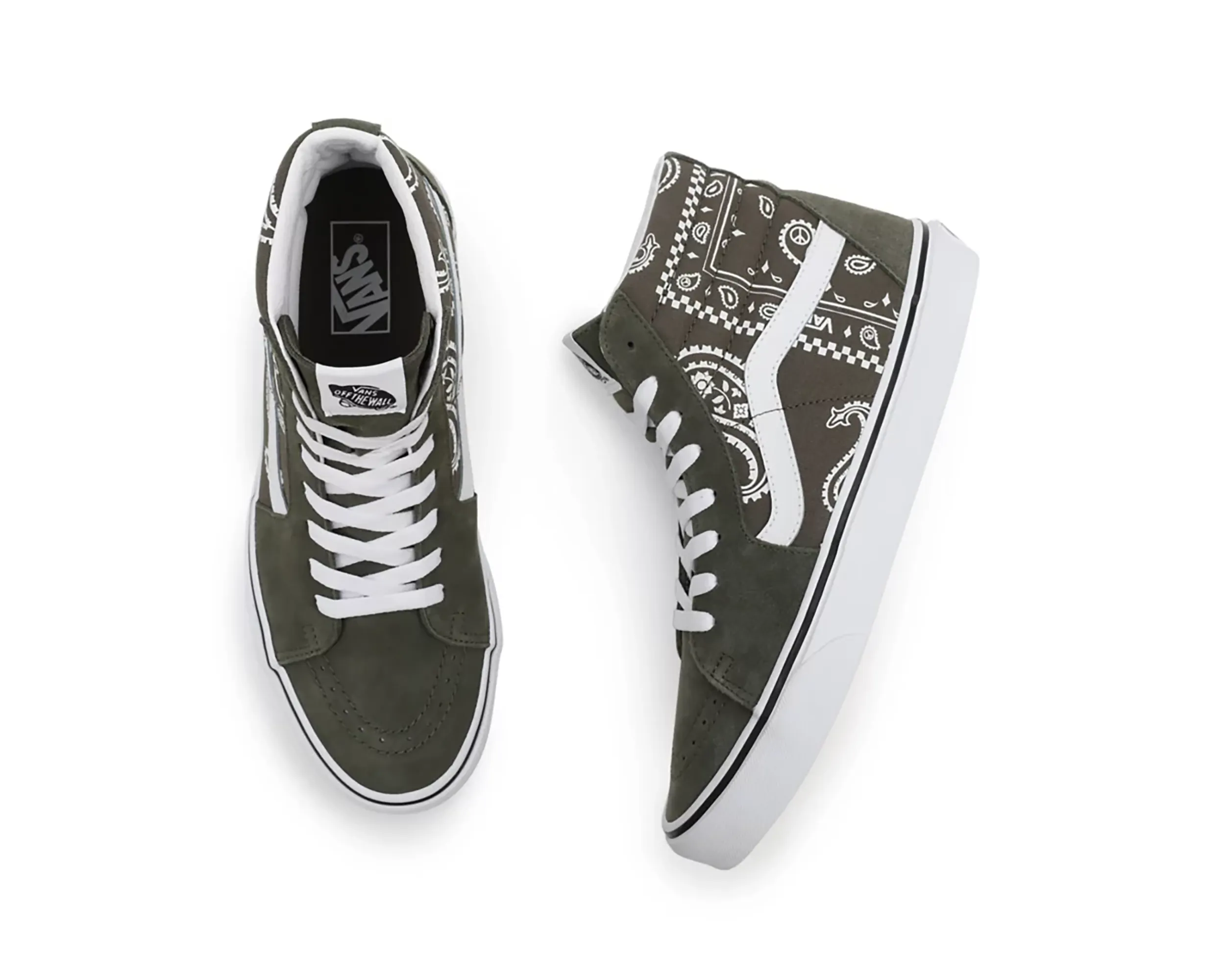 Unisex Peace Paisley Sk8-Hi