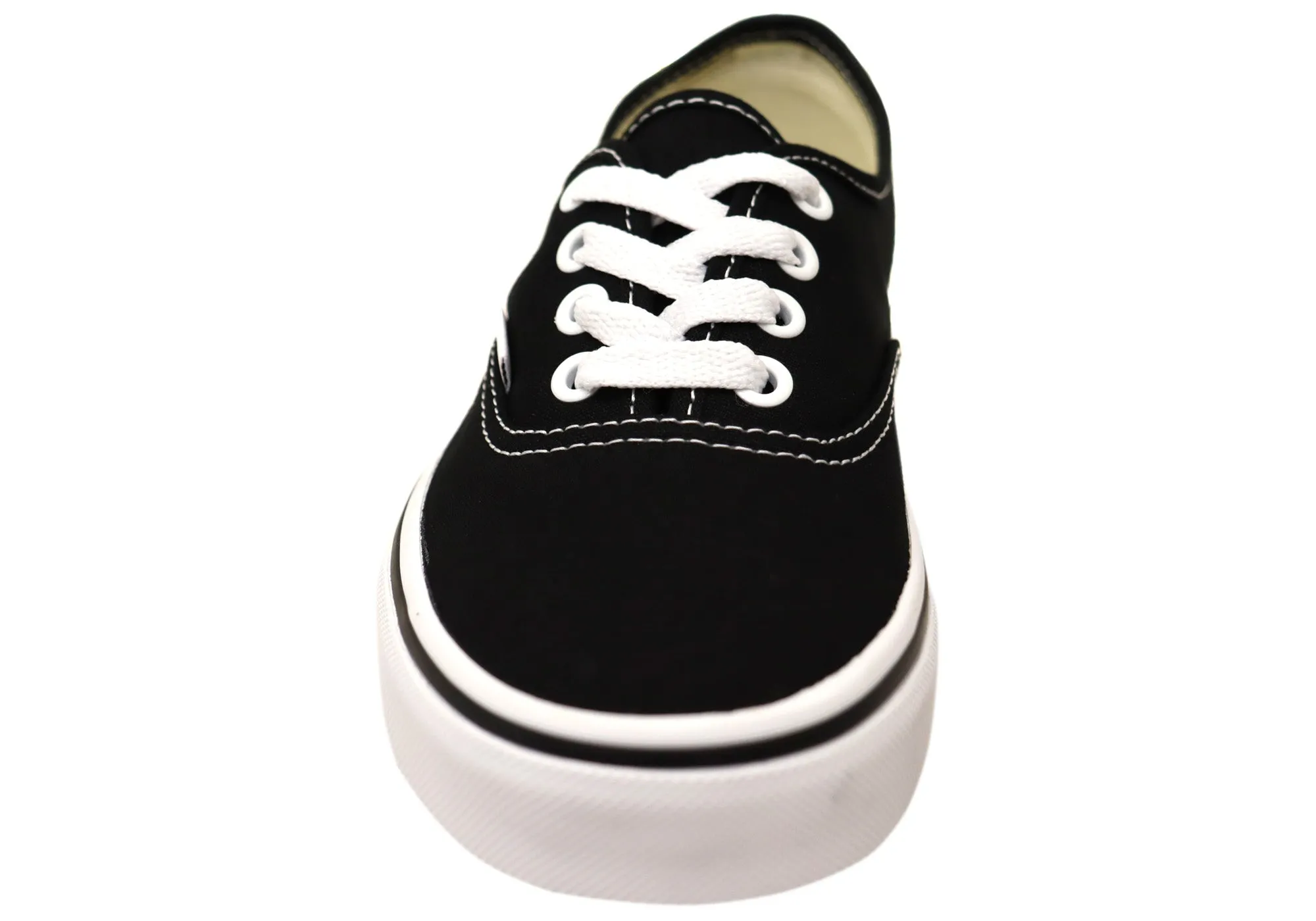 Vans Authentic Unisex Comfortable Lace Up Sneakers Black