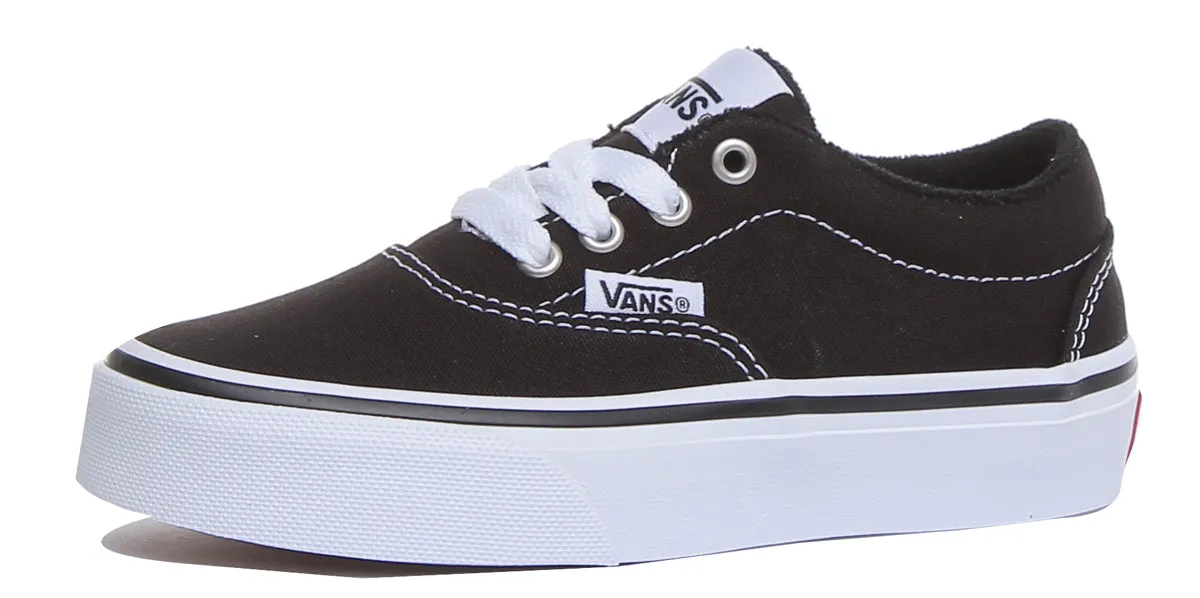 Vans Doheny Kids In Black White