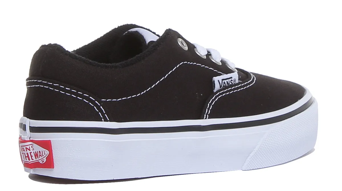 Vans Doheny Kids In Black White