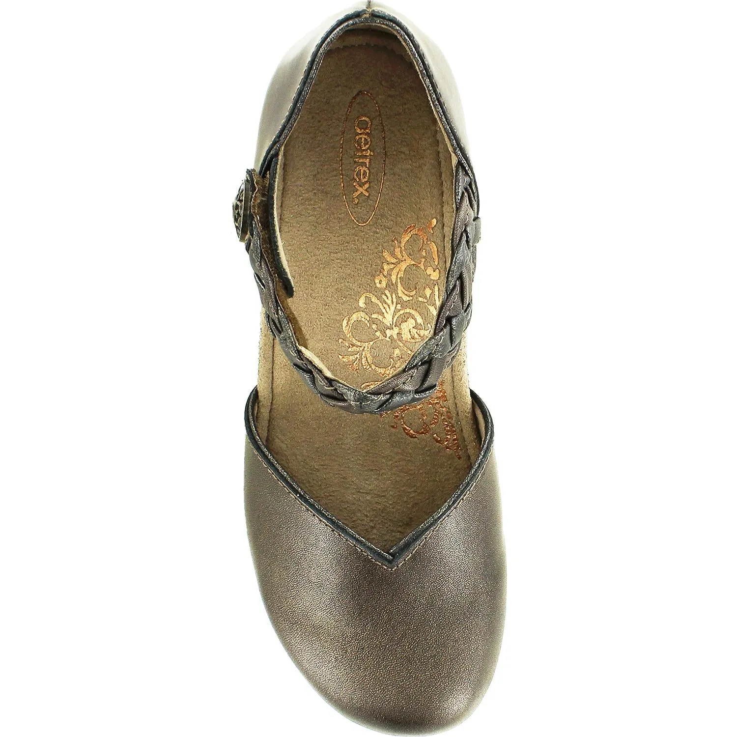 Women's Aetrex Mia Bronze Leather