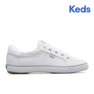 Women's Center II Canvas White Sneakers (WF67050)