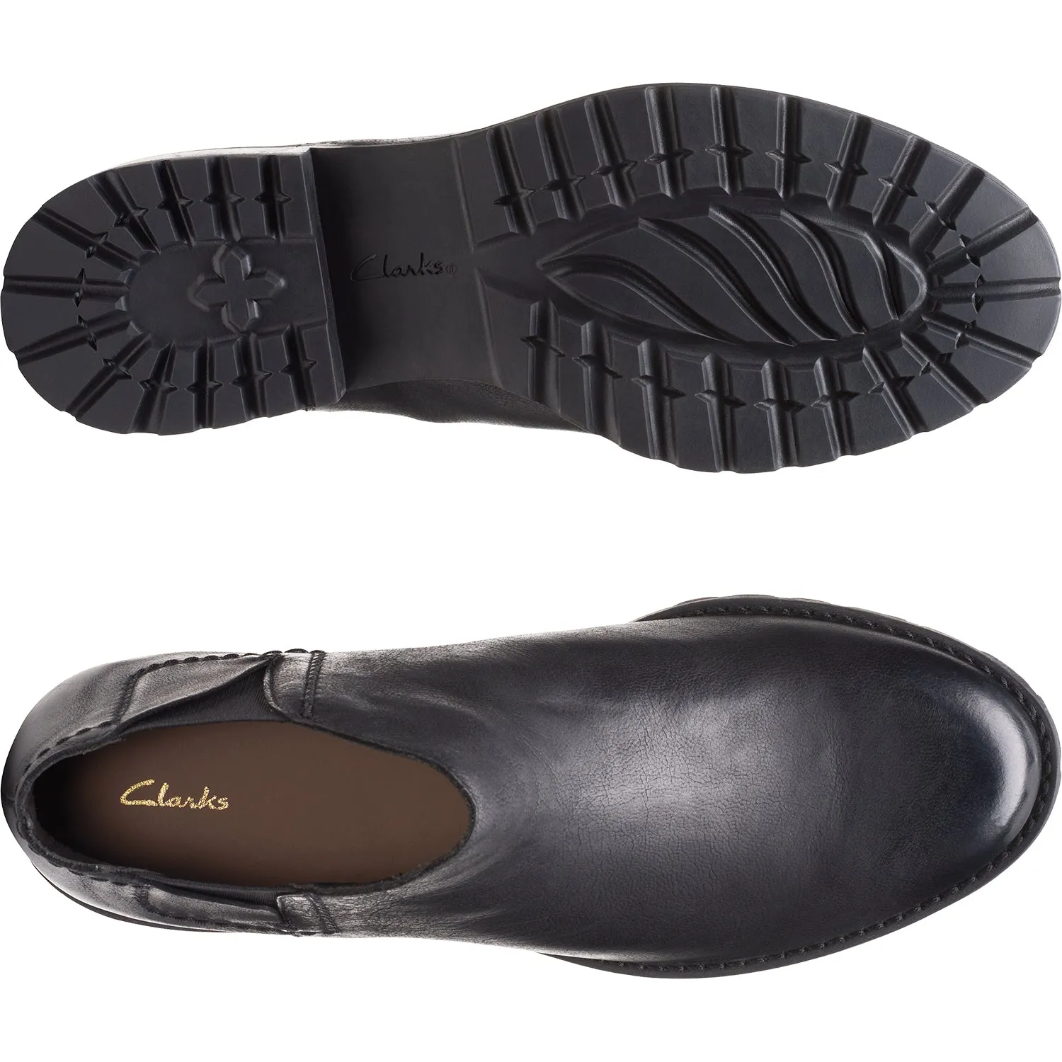 Women's Clarks Clarkwell Demi Black Leather