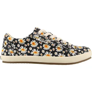 Women's Taos Star Black Daisy Canvas