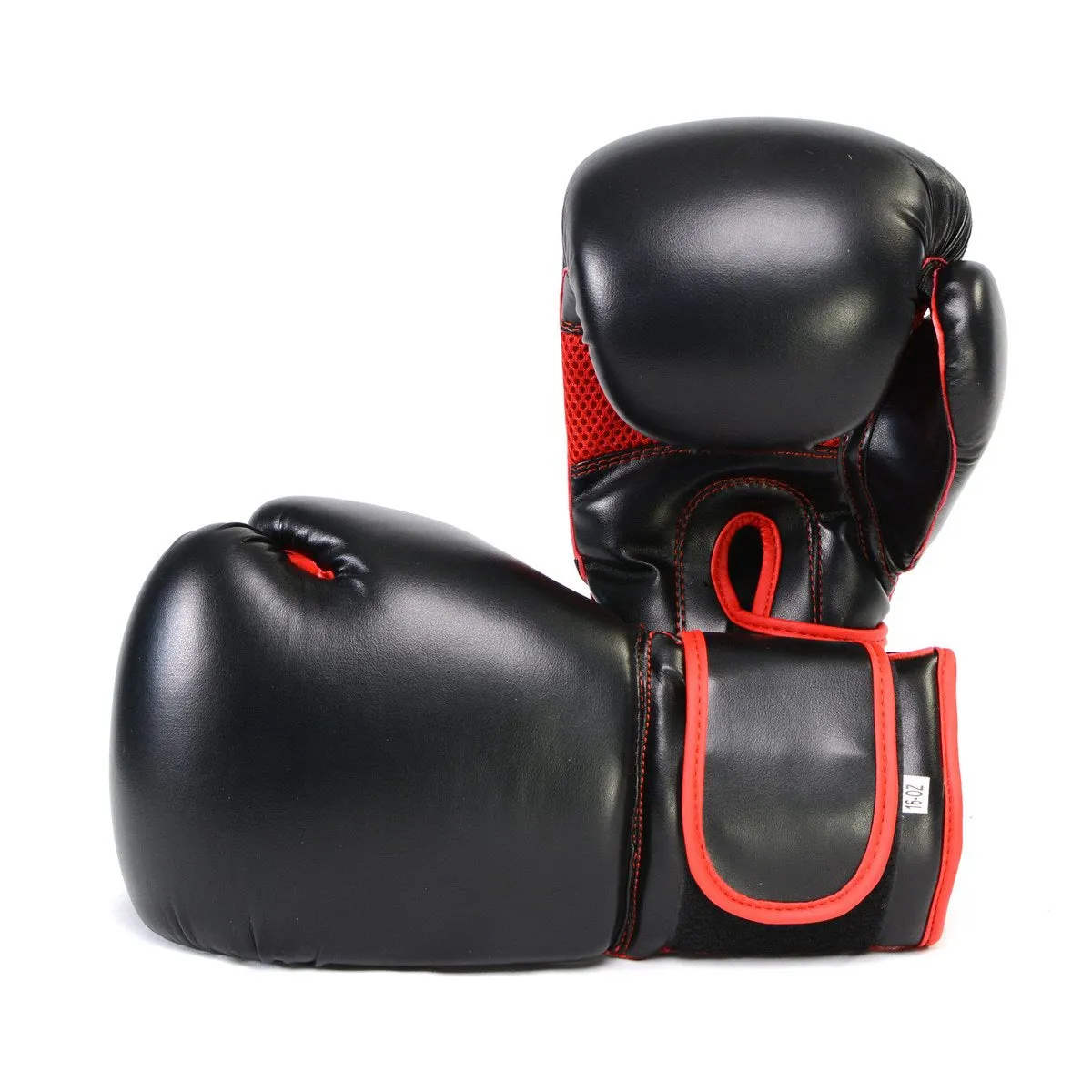 X-Fitness XF2000 Gel Boxing Kickboxing Punching Bag Gloves-BLK/RED