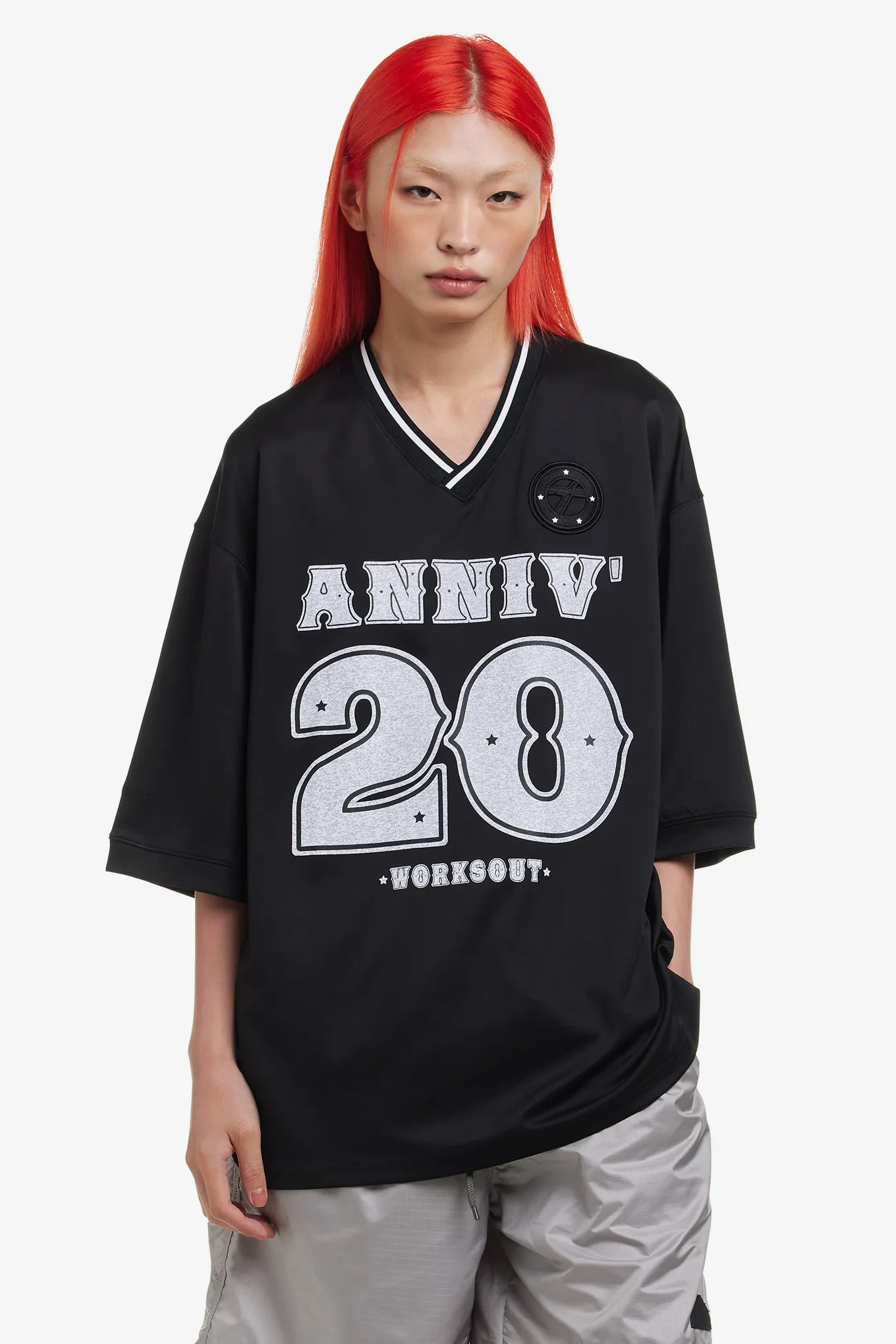 x WORKSOUT 20th ANNIV FOOTBALL JERSEY