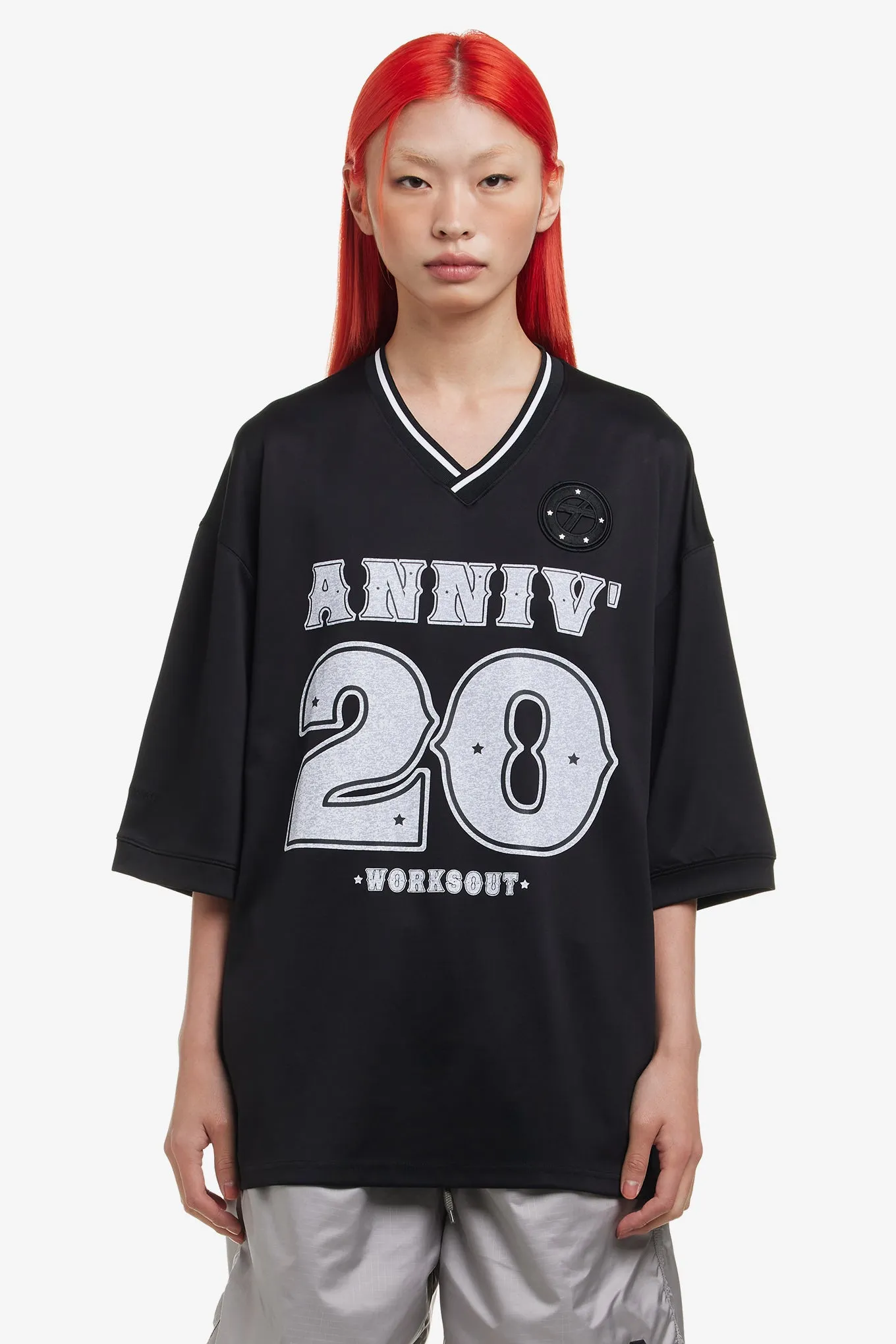 x WORKSOUT 20th ANNIV FOOTBALL JERSEY