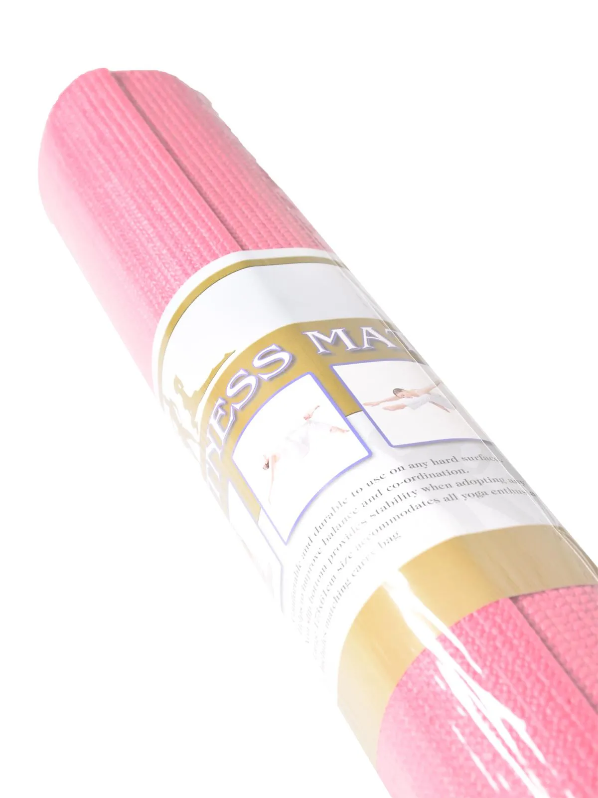 Yoga Mat with Carrier Strap - 1/2 Pack