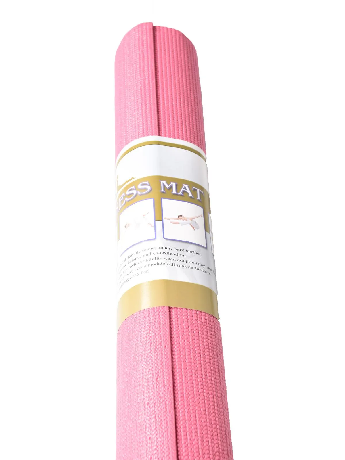 Yoga Mat with Carrier Strap - 1/2 Pack