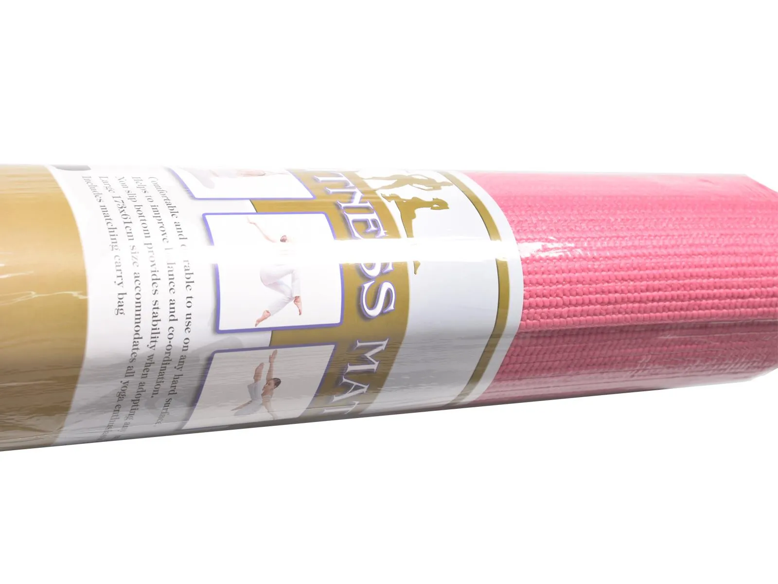 Yoga Mat with Carrier Strap - 1/2 Pack